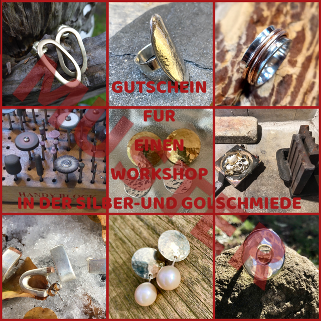 Gutschein für einen Workshop in der Silber- und Goldschmiede